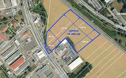 Prodej komerčního pozemku 16 492 m², Obce Ležáků, Chrudim - Chrudim III