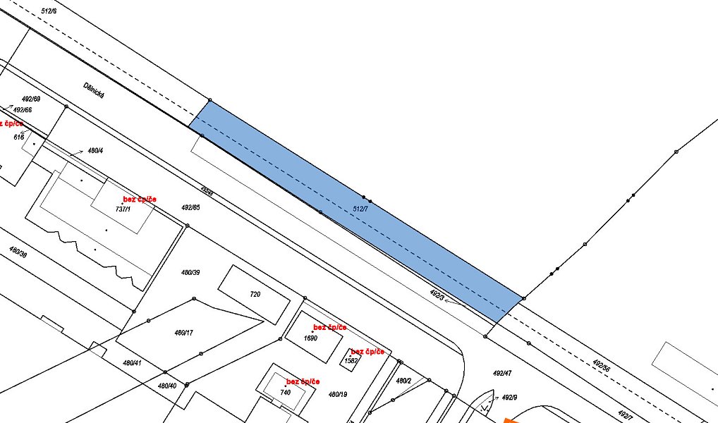 Prodej pozemku 333 m², Pardubice – náhled fotky 2