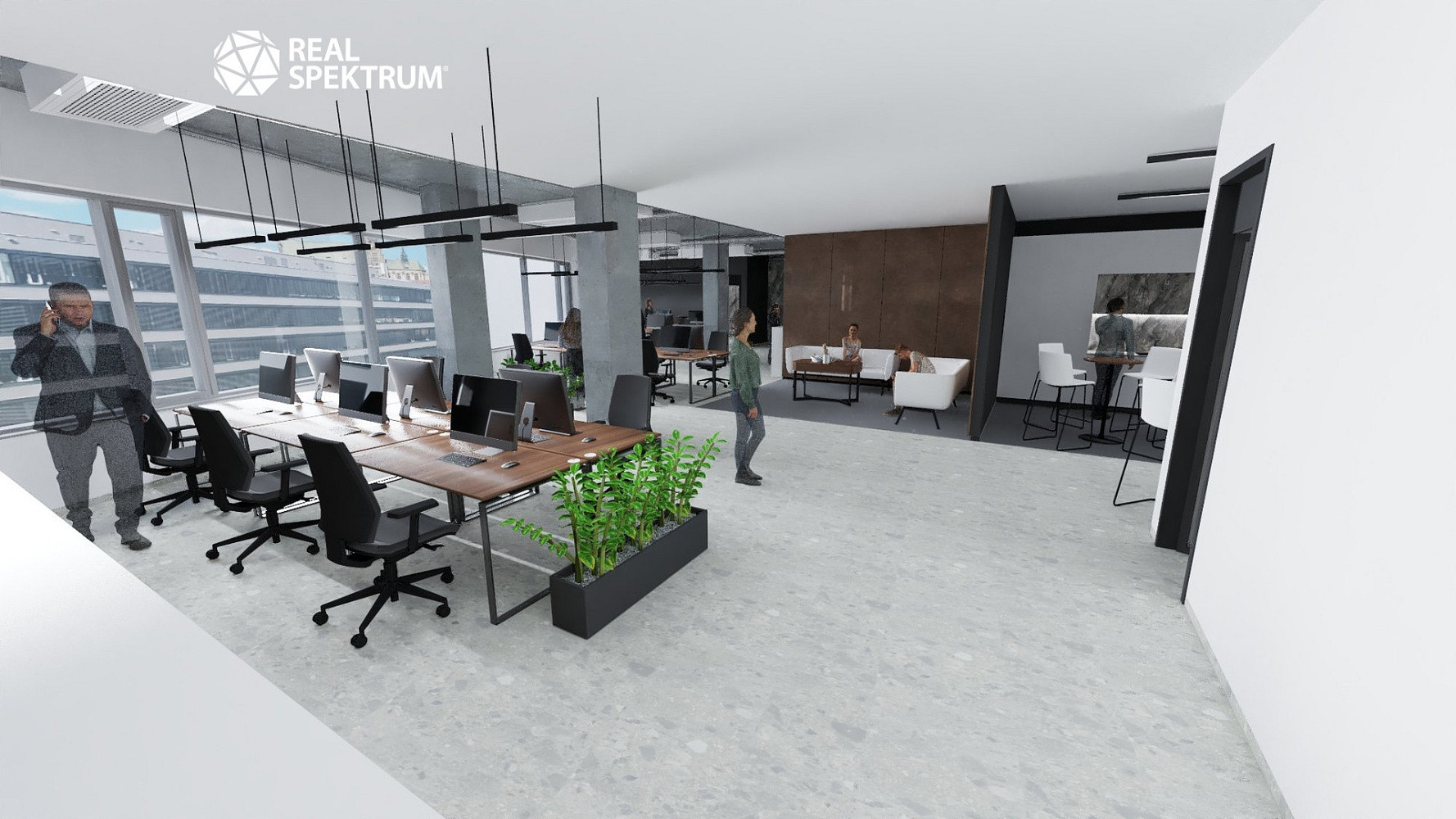 Pronájem kanceláře 240 m², Brno