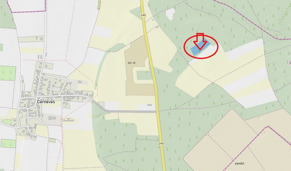 Prodej lesa 892 m², Chodouny – náhled fotky 20