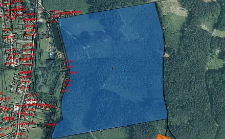 Prodej lesa 3 115 m², Vsetín