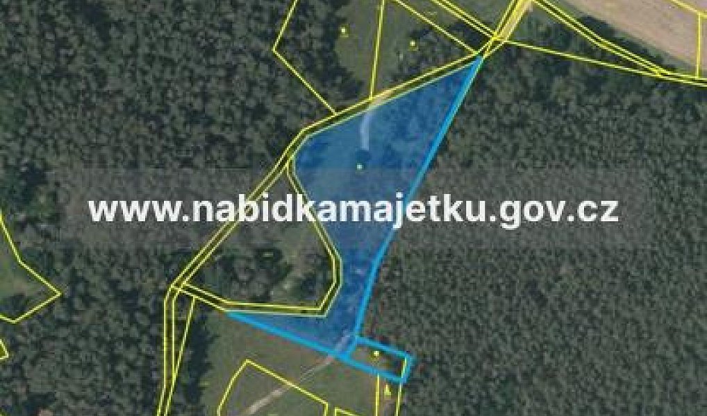 Prodej pozemku 5 619 m², Pláně – fotka 1 z 3