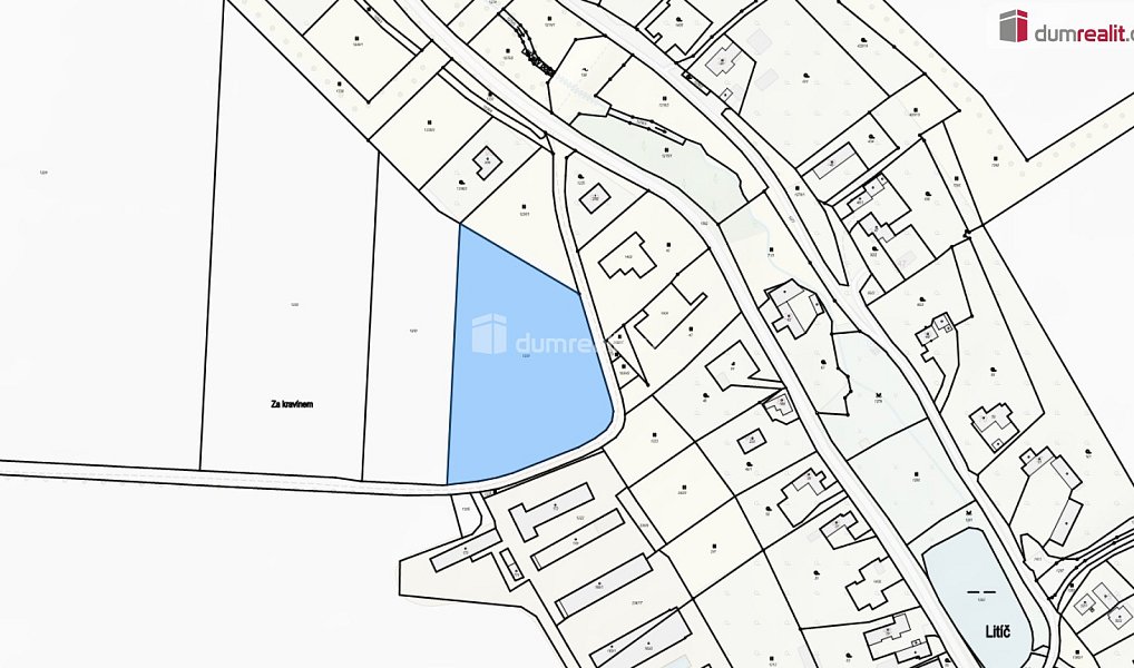 Prodej pole 9 124 m², Litíč – náhled fotky 2