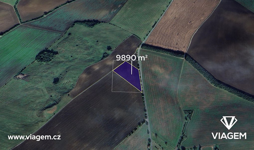 Prodej pole 309 m², Struhařov – fotka 1 z 5