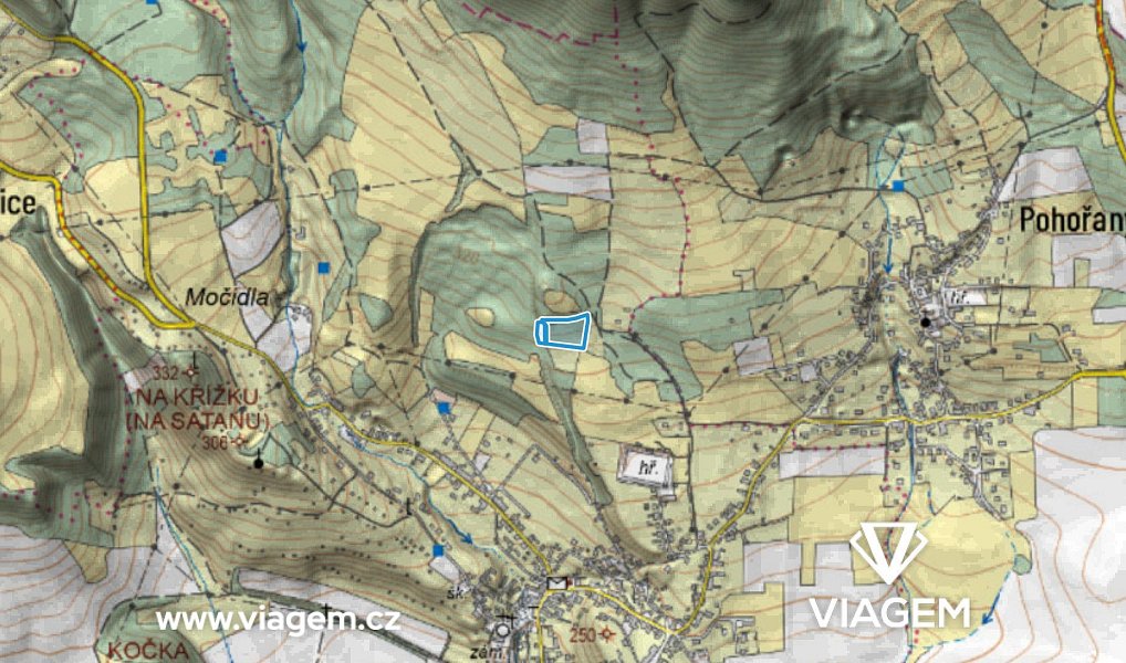 Prodej lesa 1 311 m², Žitenice – náhled fotky 3