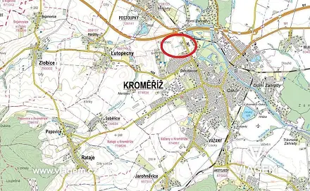 Prodej pole 6 557 m², Kroměříž
