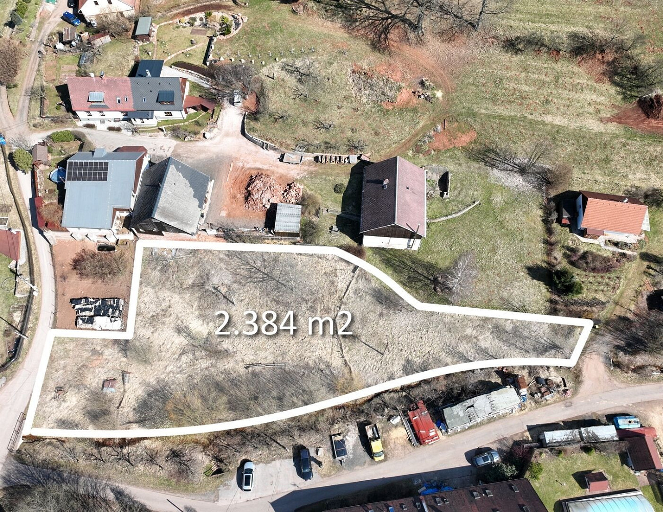 Prodej stavebního pozemku 2 384 m², Trutnov
