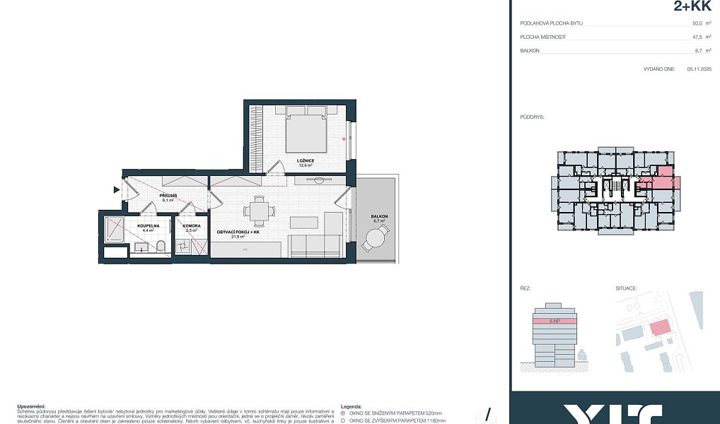 Prodej bytu 2+kk 48 m², Praha – náhled fotky 2