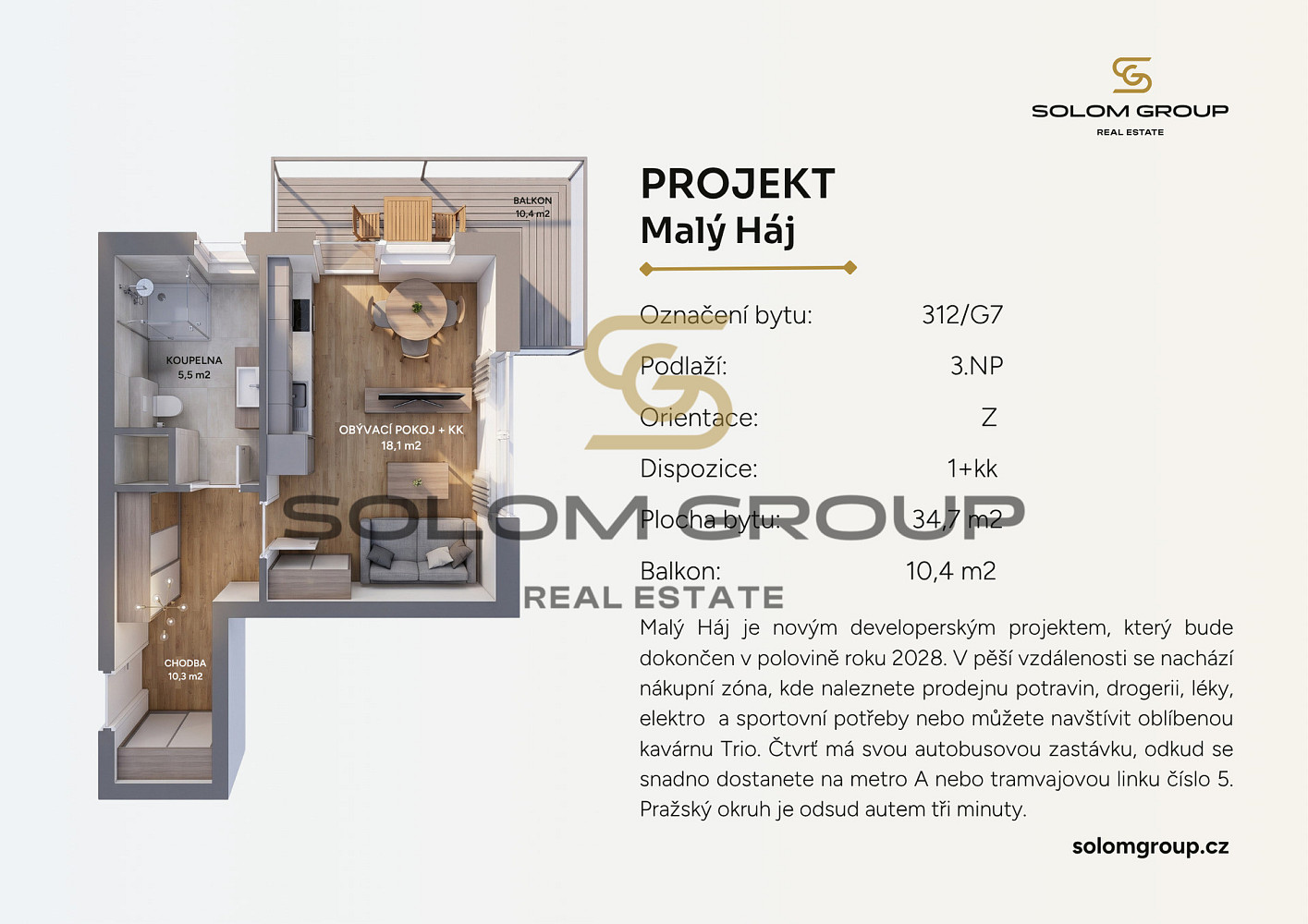 Prodej bytu 1+kk 45 m² - Ansicht 4