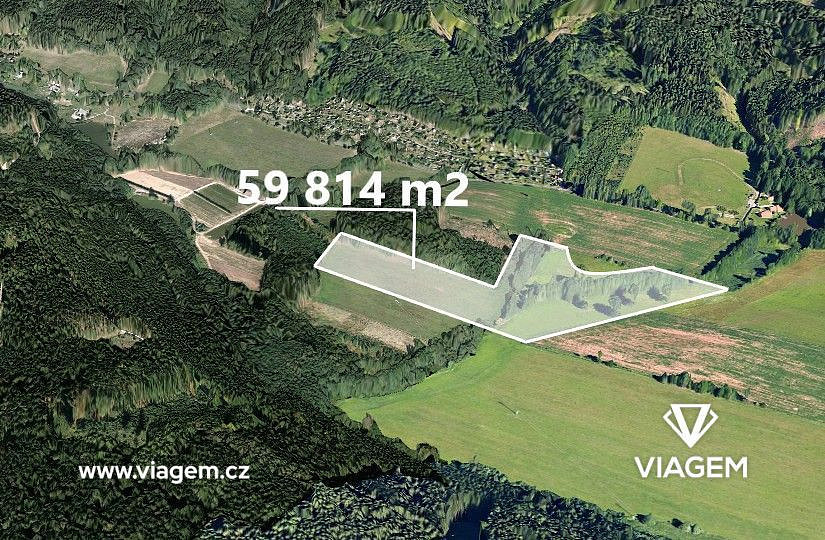 Prodej pole 59 814 m²