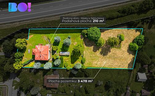 Prodej domu 218 m² s pozemkem 3 348 m², Mosty u Jablunkova, okres Frýdek-Místek