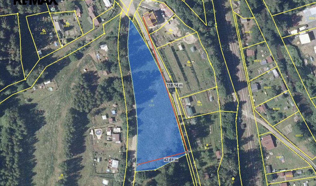 Prodej stavebního pozemku 3 136 m², Kraslice – fotka 1 z 5