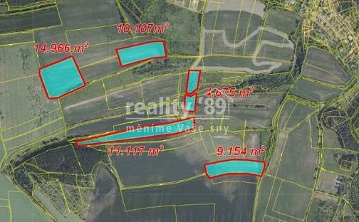 Prodej pole 71 991 m², Kralupy nad Vltavou - Zeměchy, okres Mělník