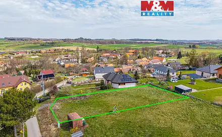 Prodej stavebního pozemku 1 000 m², Postupice - Roubíčkova Lhota, okres Benešov