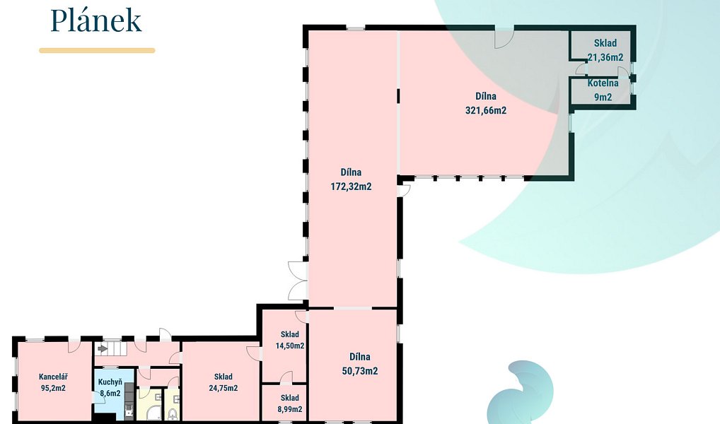Prodej výrobních prostor 1 075 m², Babice – náhled fotky 24