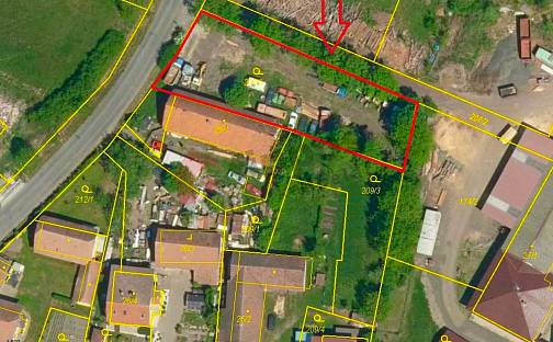 Prodej stavebního pozemku 1 240 m², Dolní Roveň - Komárov, okres Pardubice