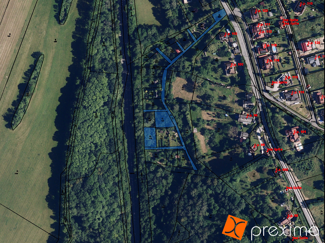 Prodej zahrady 625 m²