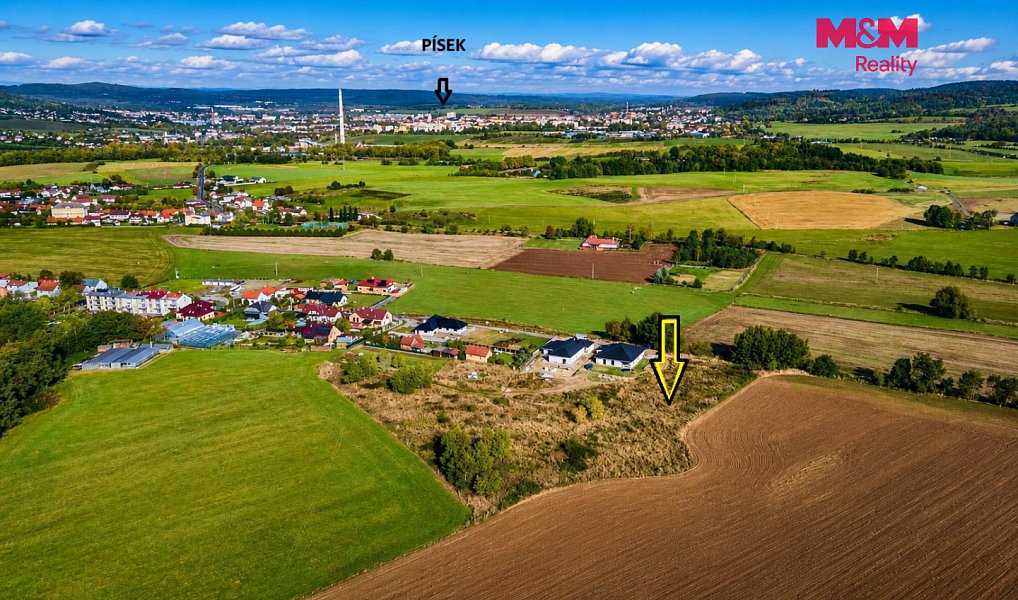 Prodej stavebního pozemku 1 000 m², Písek – náhled fotky 2
