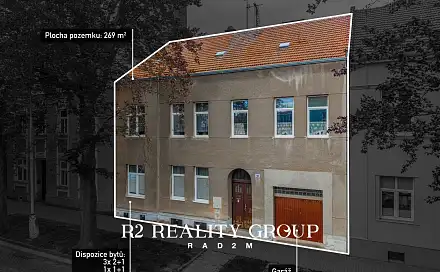Prodej domu 235 m² s pozemkem 269 m², Havlíčkova, Prostějov
