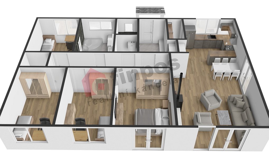Prodej domu 125 m² s pozemkem 882 m², Moravany – náhled fotky 3