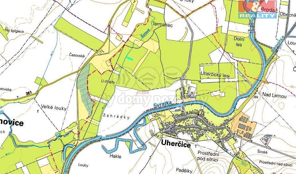 Prodej lesa 1 476 m², Uherčice – náhled fotky 2