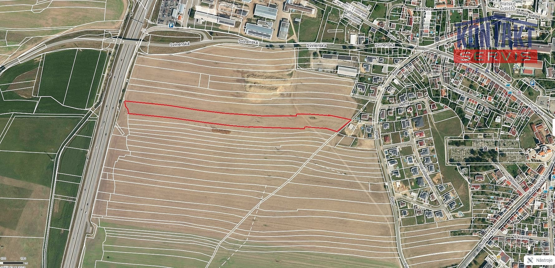 Prodej pole 16 867 m²