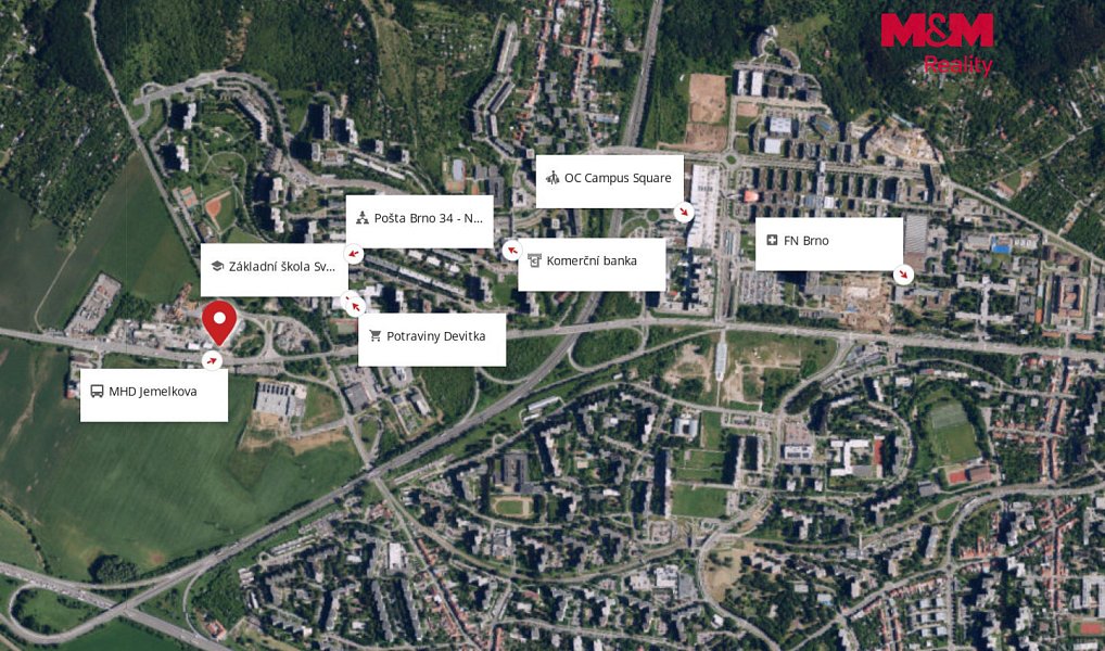 Prodej komerčního pozemku 430 m², Brno – náhled fotky 7