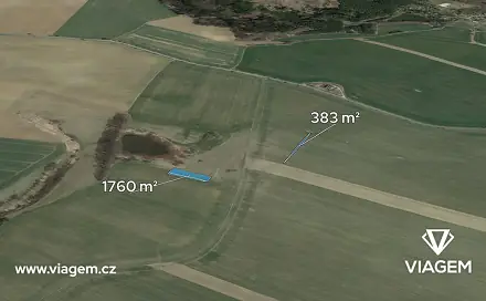 Prodej pole 594 m², Mladá Vožice, okres Tábor