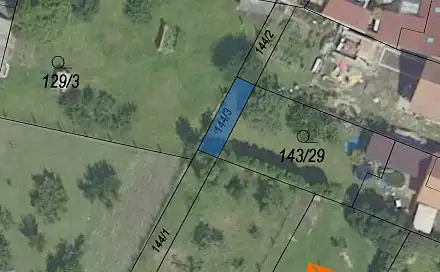 Prodej stavebního pozemku 32 m², Žehuň, okres Kolín