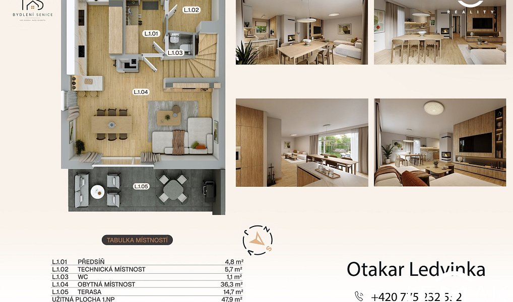 Prodej domu 100 m² s pozemkem 515 m², Senice na Hané – náhled fotky 19
