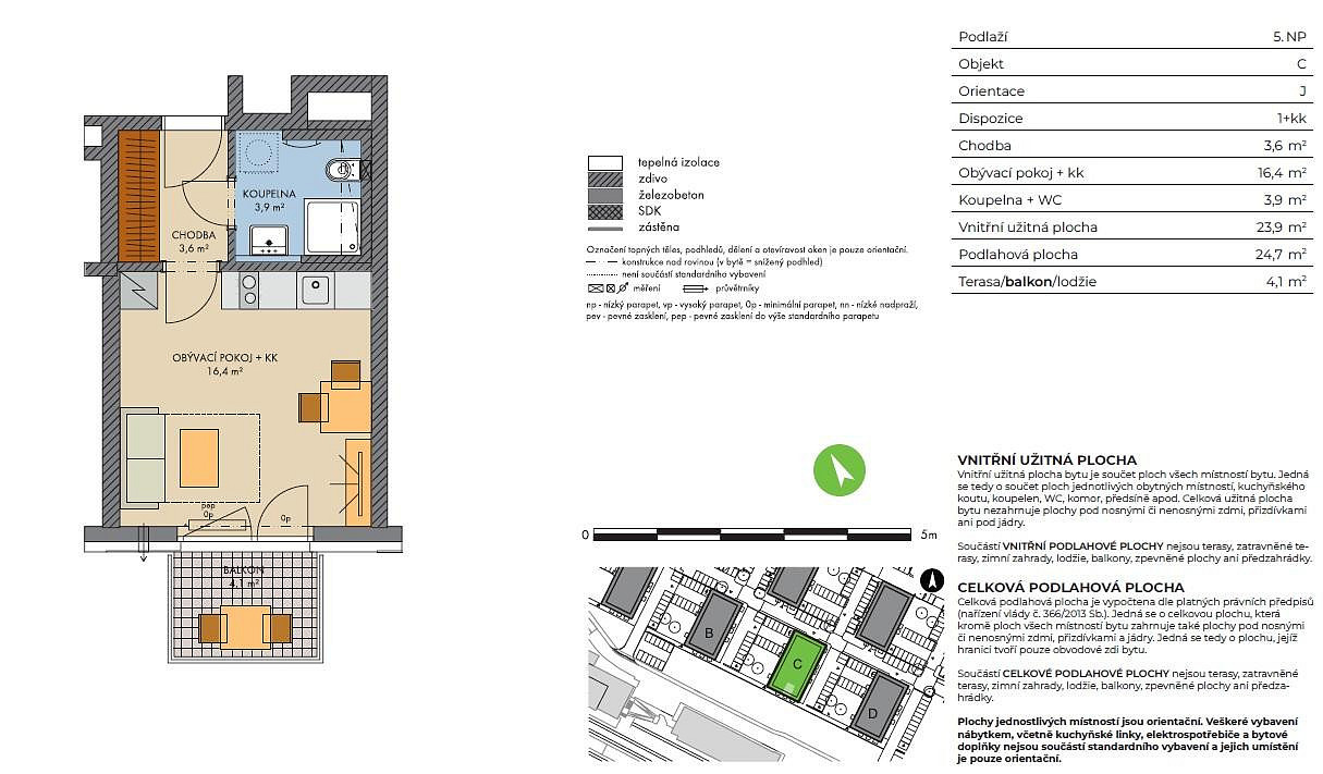 Prodej bytu 1+kk 24 m² – fotografie 3