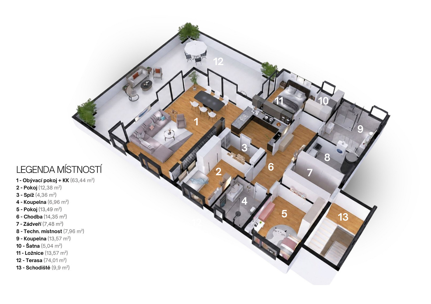 Prodej bytu 4+kk 160 m² – fotografie 4