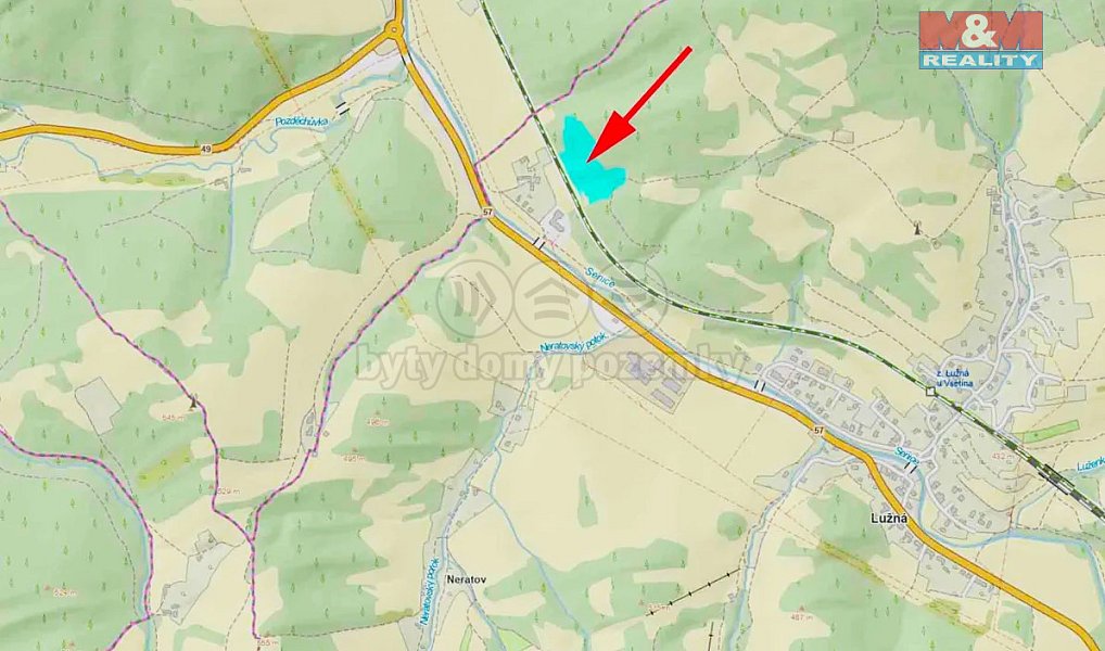 Prodej louky 2 937 m², Lužná – náhled fotky 5