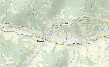 Dražba lesa 550 m², Hovězí