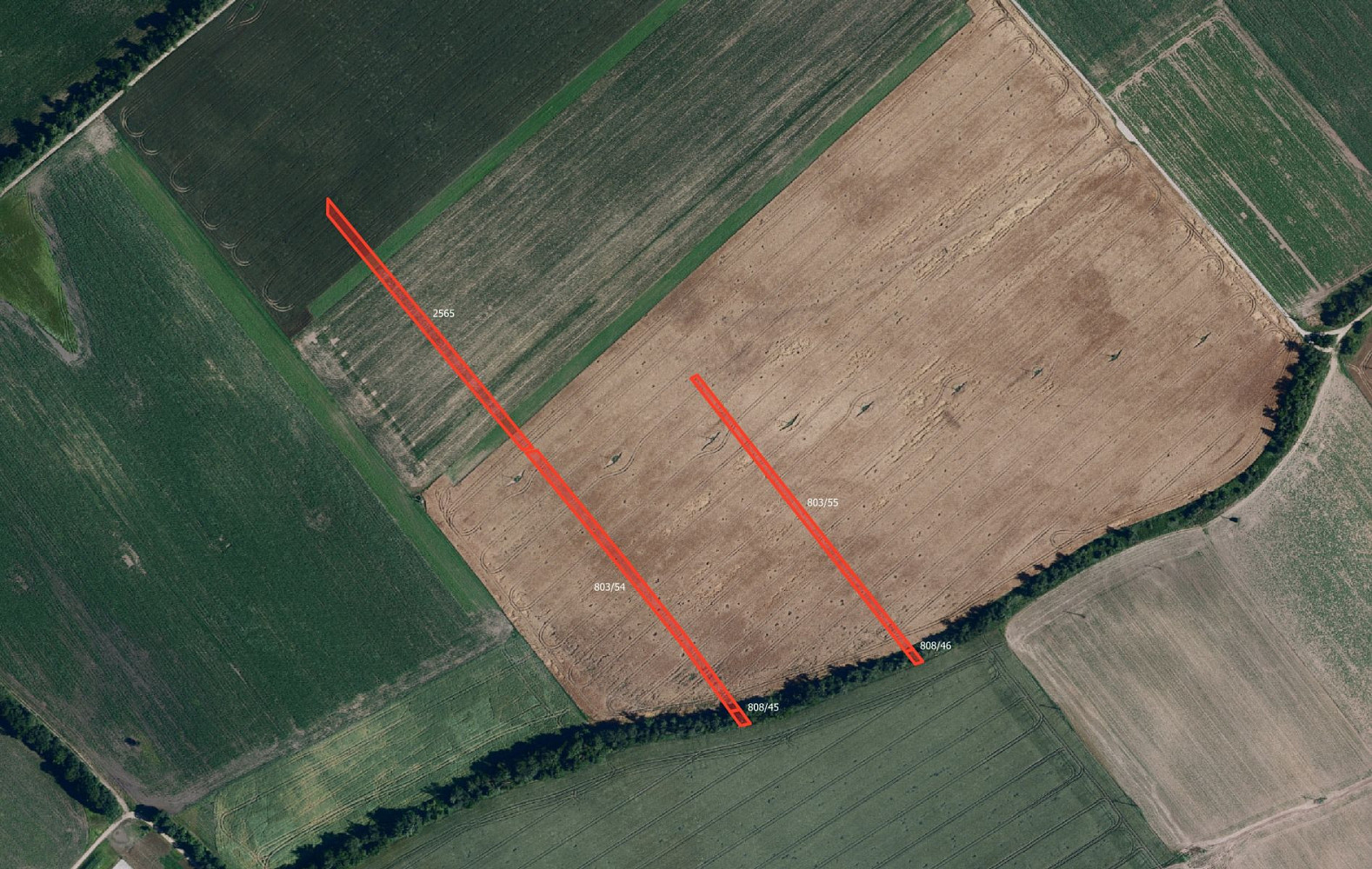 Prodej pole 3 240 m²