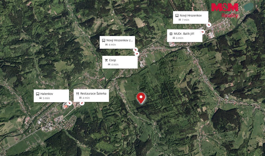 Prodej lesa 16 666 m², Nový Hrozenkov – náhled fotky 4