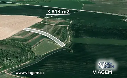 Prodej pole 953 m², Nosislav, okres Brno-venkov