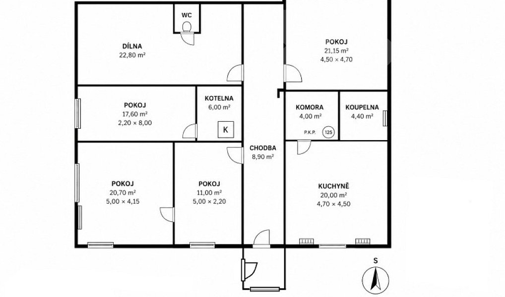 Prodej domu 113 m² s pozemkem 1 360 m², Červená Voda – náhled fotky 43