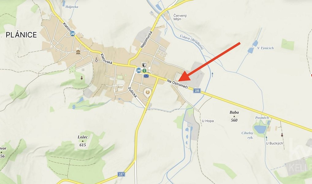 Prodej stavebního pozemku 1 000 m², Plánice – náhled fotky 3