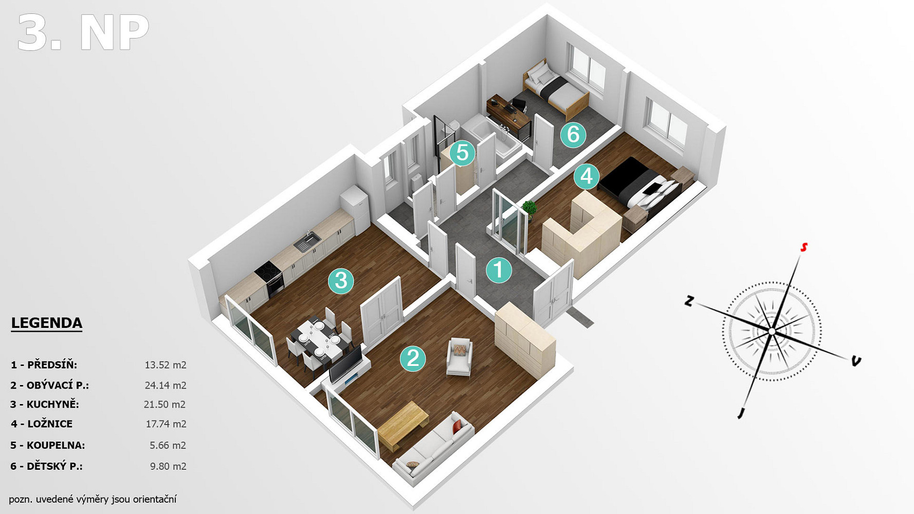 Prodej bytu 4+kk 95 m² – fotografie 3