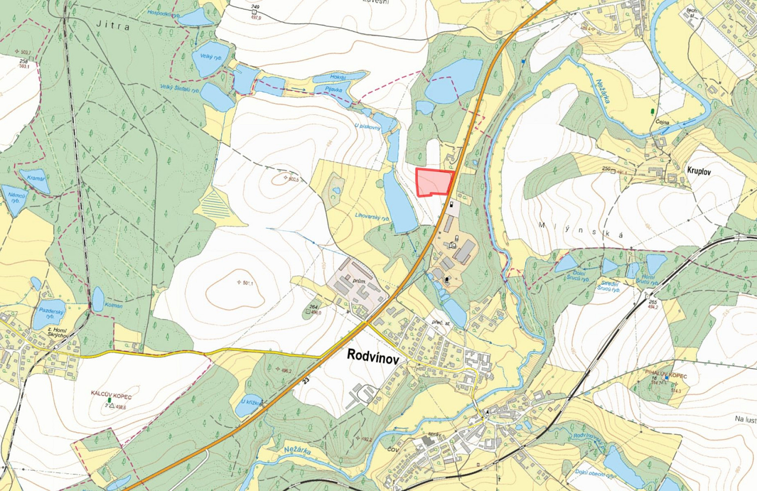 Prodej pole 6 762 m² — photo 2