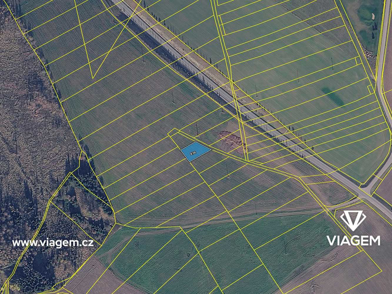 Pole 854 m², Podíl 50 % o výměře 427 m² – pohled 4