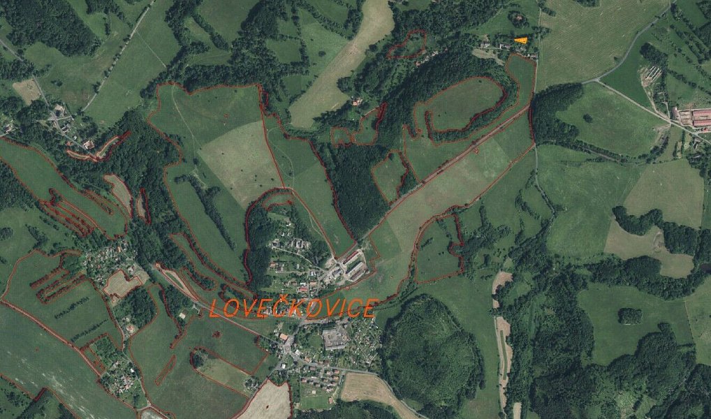 Prodej pole 436 m², Lovečkovice – náhled fotky 4