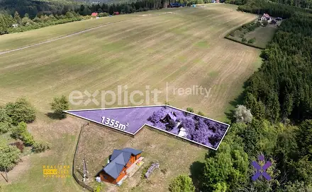 Prodej stavebního pozemku 1 355 m², Držková, okres Zlín