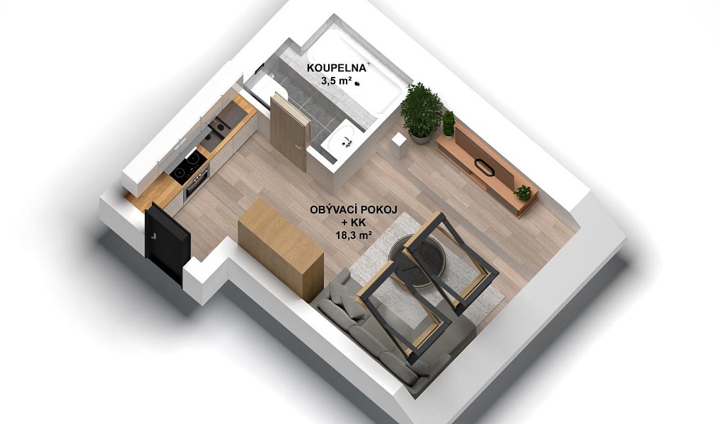 Prodej bytu 1+kk 23 m², Praha – náhled fotky 8