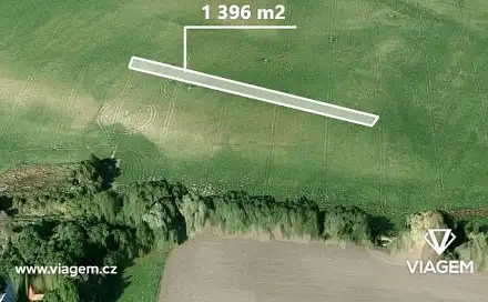 Prodej pole 465 m², Dětenice, okres Jičín