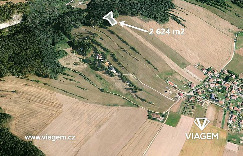 Prodej lesa 1 166 m²