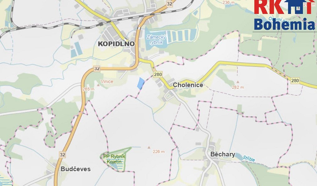 Prodej pole 16 057 m², Cholenice – náhled fotky 3