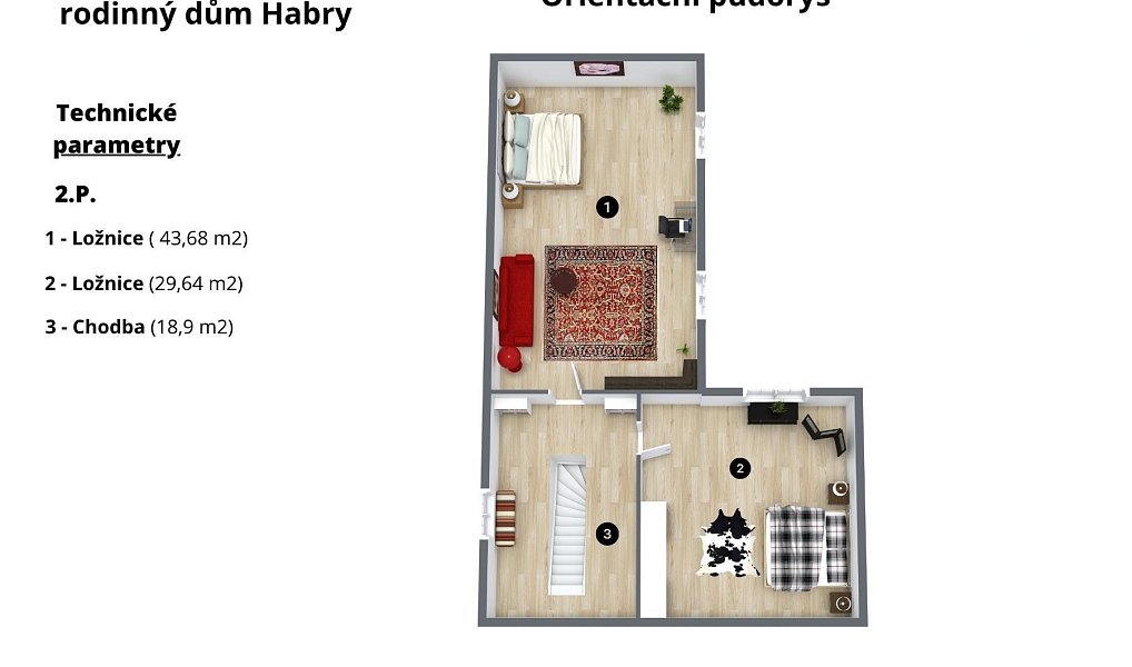 Prodej domu 150 m² s pozemkem 591 m², Habry – náhled fotky 5