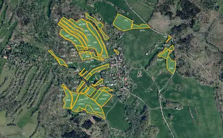 Prodej louky 384 290 m², Úštěk - Brusov, okres Litoměřice